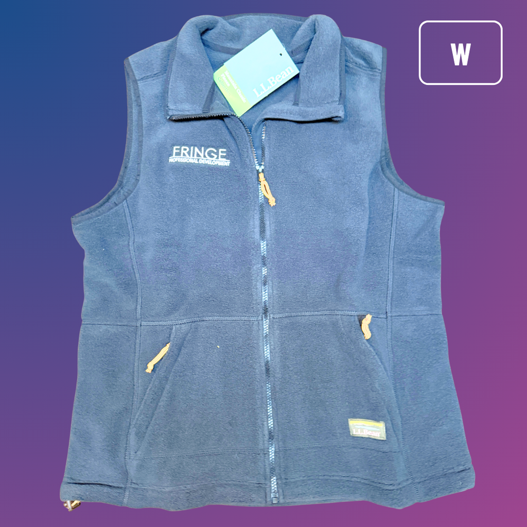 LL Bean Fleece Zip Up Vest