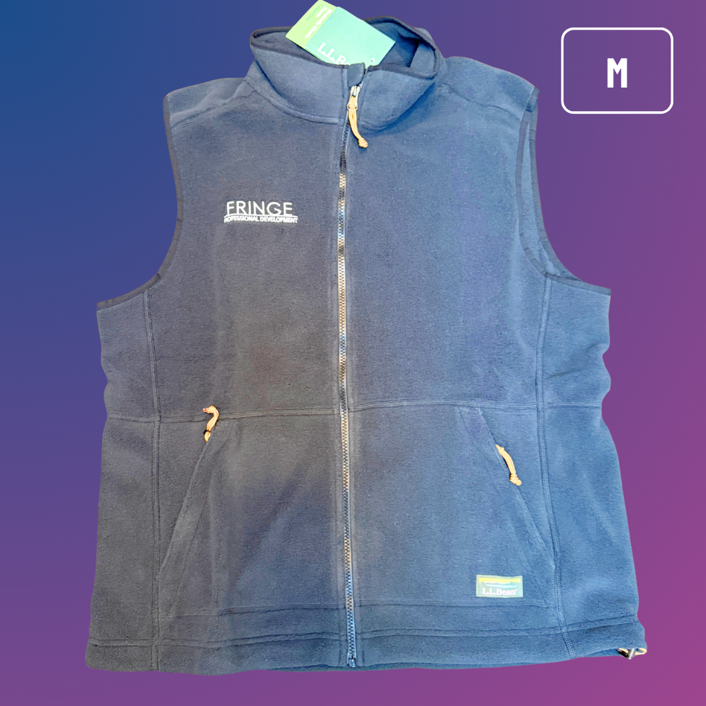 LL Bean Fleece Zip Up Vest