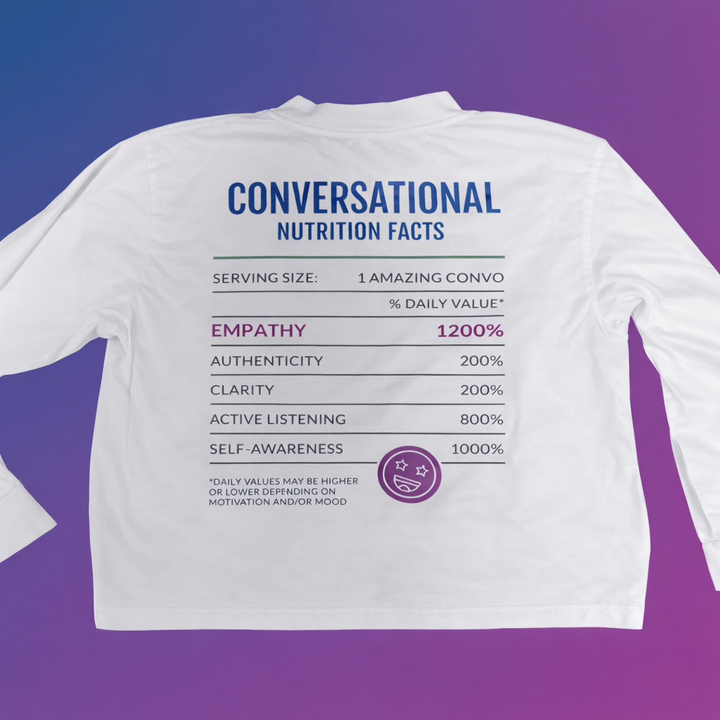 Nutritional Facts Cropped Long sleeve